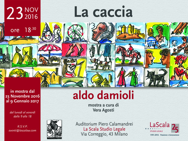 Aldo Damioli. La Caccia