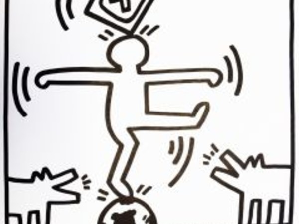 Keith Haring, Lucio Amelio, litografia