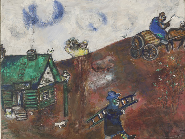 Marc Chagall, La charette, 1925