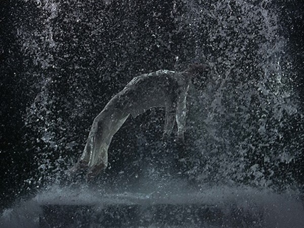 BILL VIOLA, TRISTAN’S ASCENSION (THE SOUND OF A MOUNTAIN UNDER A WATERFALL), 2005