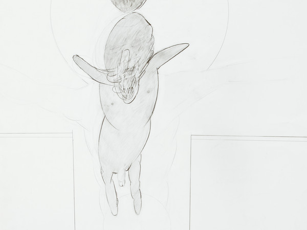 Francis Bacon, (Dublino, 1909 - Madrid, 1992), Crocifissione, Pastello e collage su carta, 70 x 100 cm, Bologna,  Francis Bacon Collection of the Drawings donated to Cristiano Lovatelli Ravarino | Foto: Elettra Bastoni