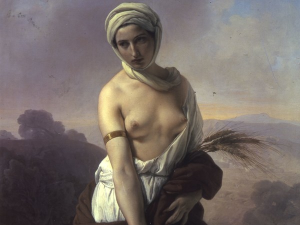 Francesco Hayez (Venezia, 1791 - Milano, 1882), <em>Ruth</em>, 1853, Olio su tela, 100 x 138 cm<br />