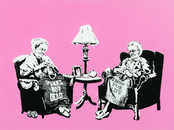 Banksy, Grannies, 2006