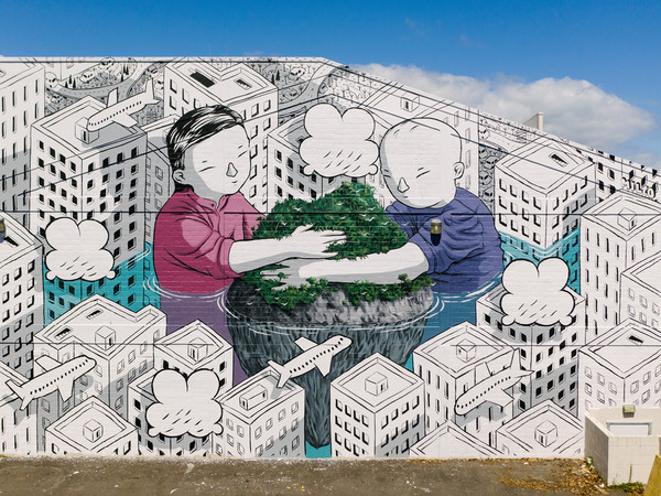 Millo, Murales realizzato a Mount Maunganui, Nuova Zelanda