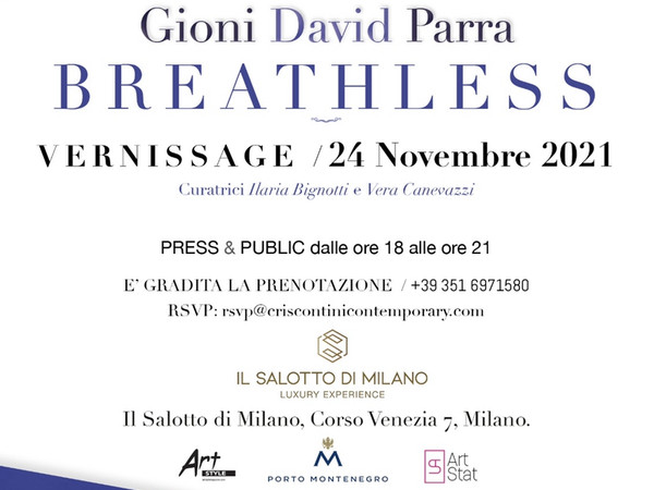 Gioni David Parra. Breathless | Senza Fiato, Il Salotto di Milano