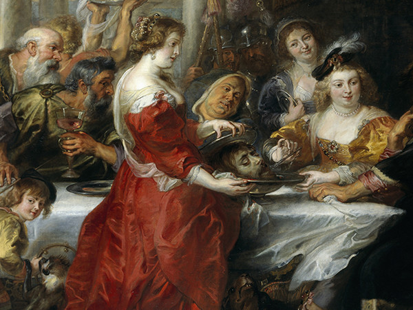 Peter Paul Rubens, Banchetto di Erode (1635-1638 ca), olio su tela, 208 x 272 cm. Edimburgo, National Galleries of Scotland