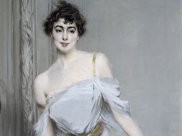 Giovanni Boldini, Ritratto di M.me Charles Max, 1896, Olio su tela, Parigi, Museé d'Orsay