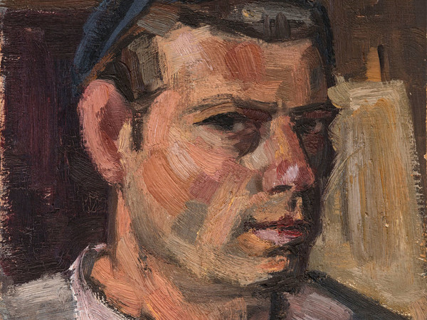Willy Leiser, Autoritratto, 1948/1949, olio su tavola