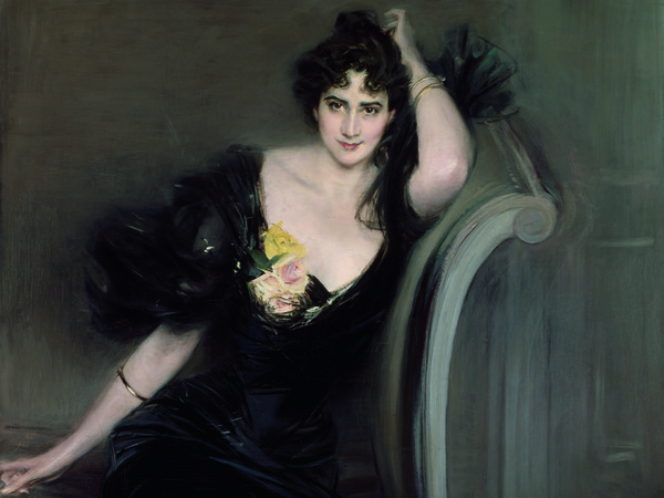 Giovanni Boldini, Gertrude Elizabeth (nata Blood), Lady Colin Cambell, 1894, Olio su tela, Londra, National Portrait Gallery, Dono di Winifed Brooke Alder per volere di Lady Colin Cambell