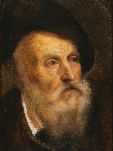 Tiziano, Autoritratto, Olio su carta, 40 x 27,7 cm, Regno Unito, collezione privata 