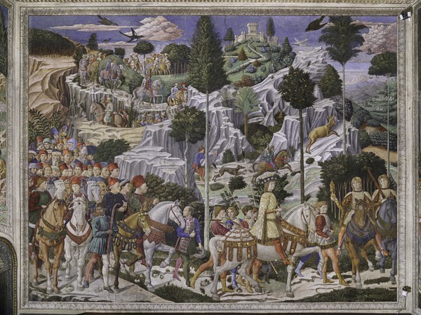 Benozzo Gozzoli, <em>Cappella dei Magi</em>, Palazzo Medici Riccardi, Firenze (dettaglio) I Foto: Simone Lampredi