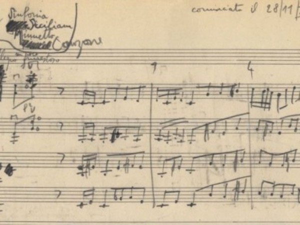 Alfredo Casella, Concerto per quartetto d’archi, abbozzo (1923-1924). Fondazione Giorgio Cini onlus