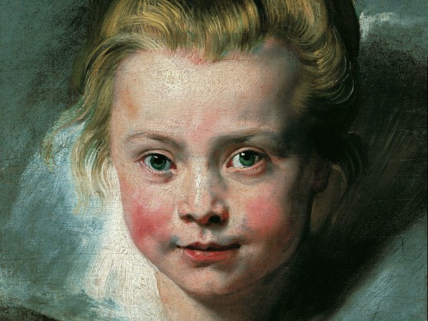 Pietro Paolo Rubens, <em>Ritratto della figlia Clara Serena</em>, 1615 - 1616, Olio su tela applicata su tavola, 33 x 26.3 cm, Vienna, Palazzo Liechtenstein - The Princely Collections