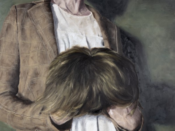 Nicola Bindoni, <em>Mum #2</em>, 2021, Olio su tela, 100 × 70 cm