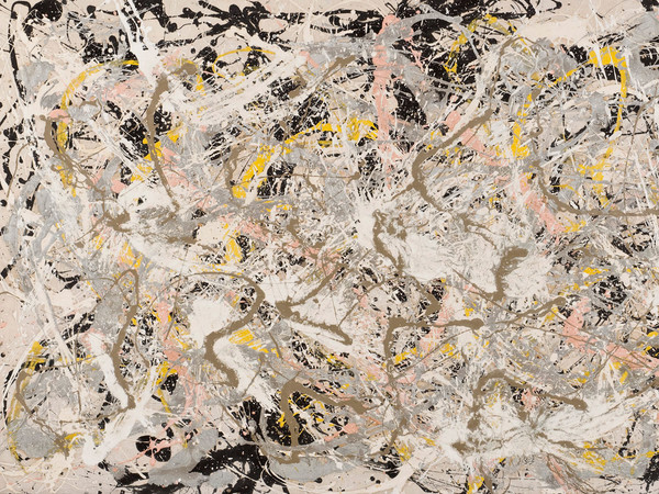 Jackson Pollock, Number 27, 1950. Olio, smalto e pittura di alluminio su tela, 124,6 x 269,4 cm