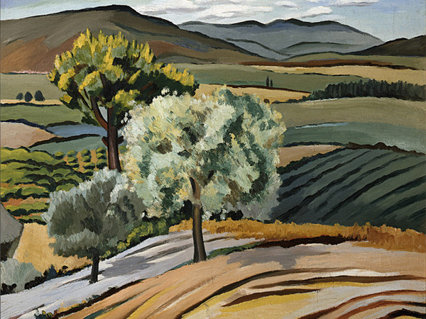 Alberto Magnelli, Piano di Rosia, 1927, olio su tela,  Firenze, Galleria d'arte moderna di Palazzo Pitti                      