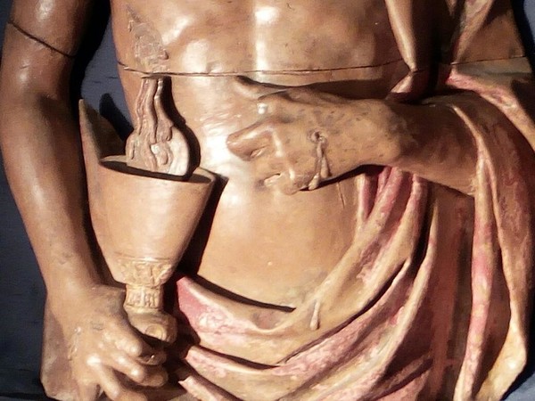 Particolare del Busto di Cristo di Matteo Civitali