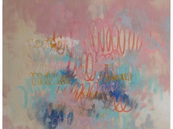 Andrea Gallotti, NoName 42, 2023, mixed media on canvas, 100x100 cm.