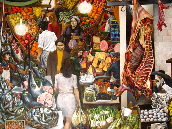 Renato Guttuso, La Vucciria, 1974.