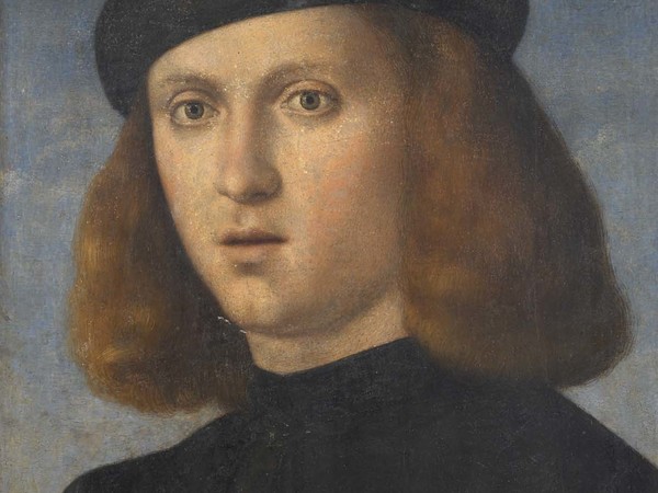 Francesco Bissolo, Ritratto di giovane con copricapo nero. Fondazione Brescia Musei