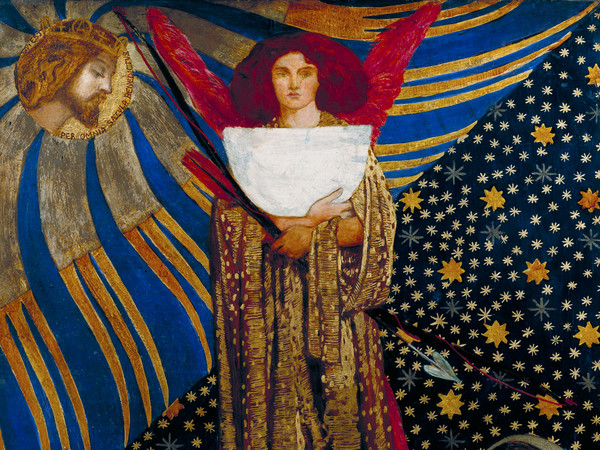 Dante Gabriel Rossetti, Dantis Amor, 1860. Olio su mogano, cm 74,9 x 81,3. Donato nel 1920 da F. Treharne James ©Tate, London 2014