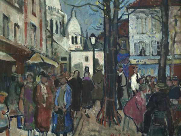 François Gall, Vue de L’Église du Sacre Coeur De Montmartre, 1949-1952, olio su tela, 50x60