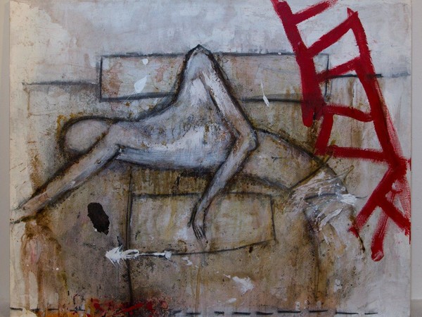James Coignard, Sans titre, 2008 acrilico e tecnica mista su tela, cm 130x162
