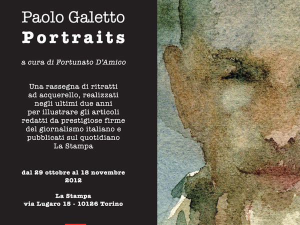 Paolo Galetto. Portraits, La Stampa, Torino