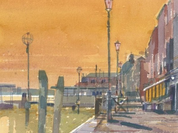 Geoffrey Humphries, <em>Morning on the Giudecca</em>, Collezione dell'artista | Foto: Walter Larrimore | Courtesy Geoffrey Humphries e Stanford in Washington Art Gallery<br />