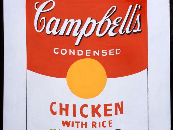 Andy Warhol, Campbell’s Soup Can (Chicken With Rice), 1962. Collezione Brant Foundation