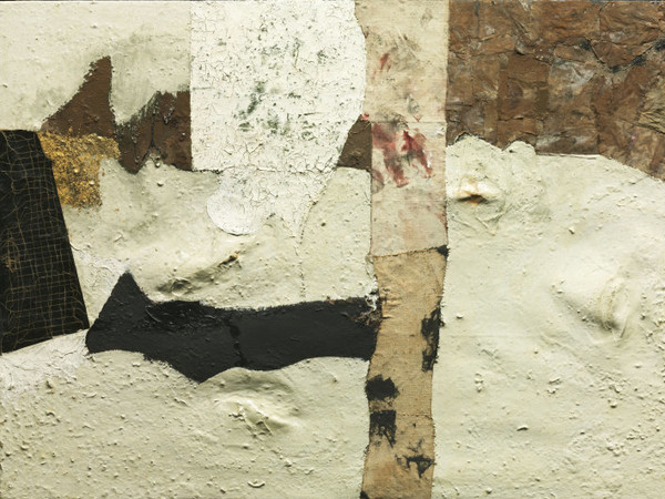 Alberto Burri, Bianco (White), 1952. Art Institute of Chicago