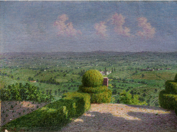 Angelo Morbelli, Colline del Monferrato, 1917. Olio su tela, 40 x 56,5 cm