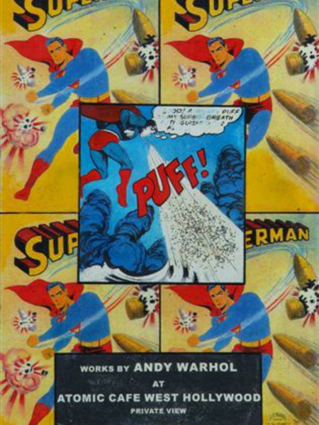 Andy Wahrol and Pietro Psaier,  Atomic Cafe Superman, 1977