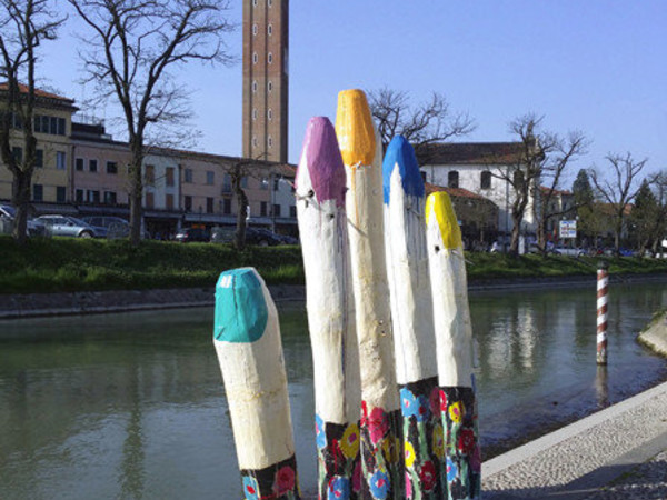 Enrico Marcato. La mano dell'acqua, Piazzale Porta San Giovanni, Padova