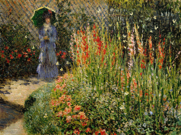 Claude Monet, Gladioli, 1876 circa. Olio su tela, 55,9 x 82,6 cm. Detroit Institute of Arts, City of Detroit Purchase