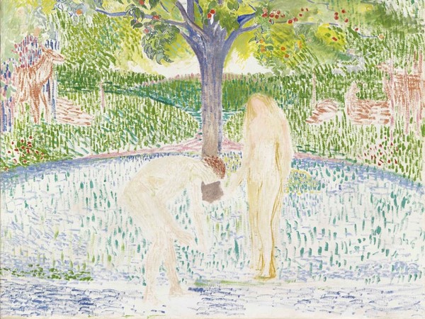 Cuno Amiet, Paradiso (Paradies), 1900-1901, Olio su tela, 90.5 x 98.5 cm, Collezione privata
