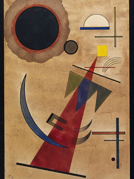 Kandinsky, Rot in Spitzform,1925