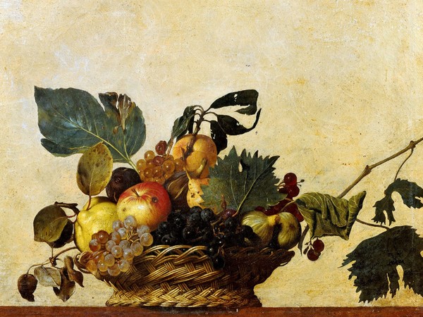 Caravaggio, Canestra di frutta, 1599 circa, Olio su tela, 31 × 47 cm, Milano, Pinacoteca Ambrosiana