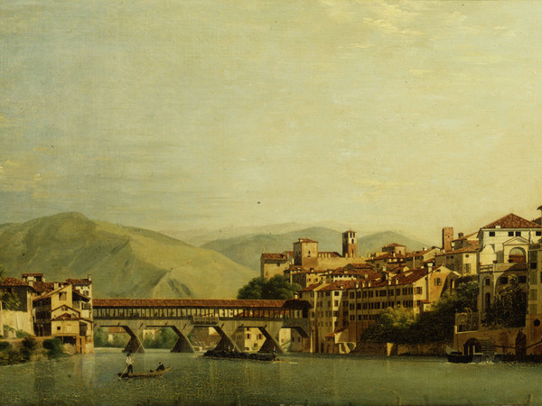 Roberto Roberti, Il Ponte di Bassano, 1807, Olio su tela, 845x530 mm. Museo Civico, Bassano del Grappa