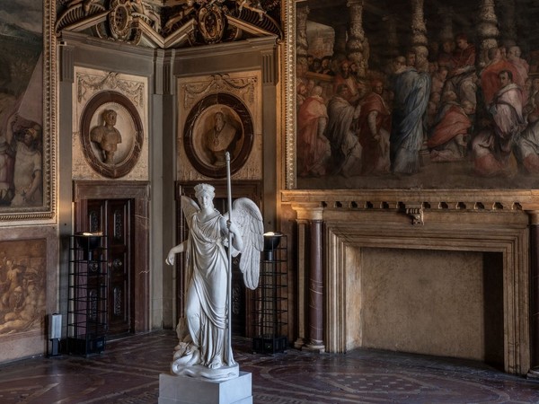 Antonio Canova. La Pace di Kiev. L'arte vince sulla guerra, Installation views, Museo di Palazzo Vecchio (Sala Leone X), Firenze I Ph. Alessandra Cinquemani