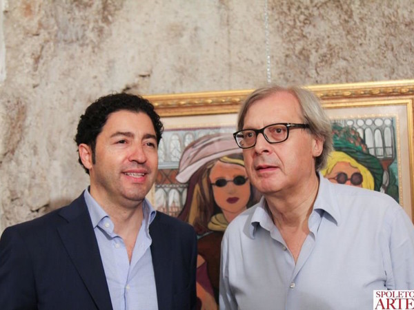 Vittorio Sgarbi e Salvo Nugnes a Spoleto