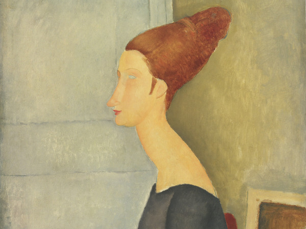 Amedeo Modigliani (Livorno,1884 - Parigi, 1920), Ritratto di Jeanne Hébuterne