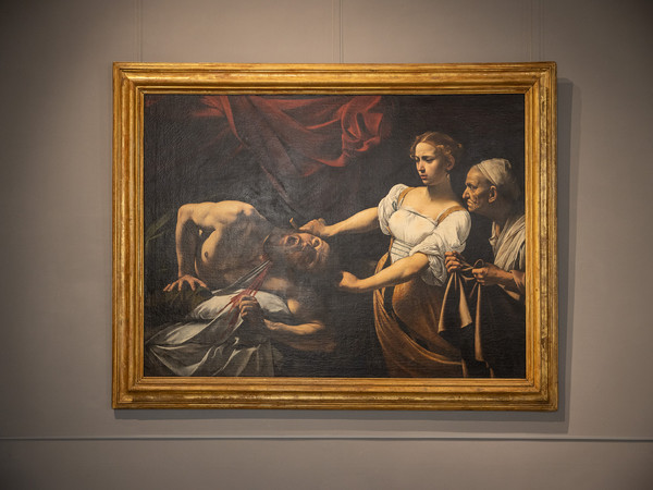 Caravaggio, Giuditta e Oloferne, olio su tela, 1602 circa. Gallerie Nazionali di Arte Antica di Roma - Palazzo Barberini 