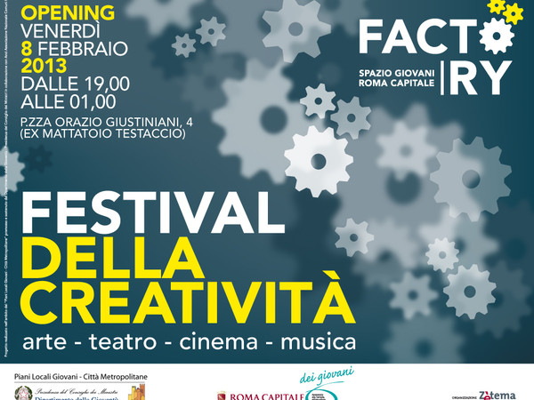 Festival della creatività, Galleria delle Vasche, Roma