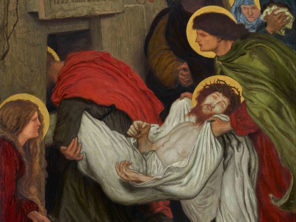 Ford Madox Brown, La sepoltura, 1868, Olio su tela, The Faringdon Collection Trust, Buscot Park, Oxfordshire