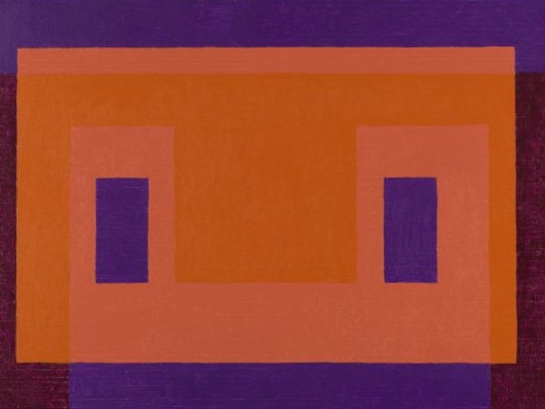 Josef Albers, <em>Variant/Adobe, Orange Front</em>, 1948-58, The Solomon R. Guggenheim Foundation, Gift, The Josef and Anni Albers Foundation in honor of Philip Rylands for his continued commitment to the Peggy Guggenheim Collection