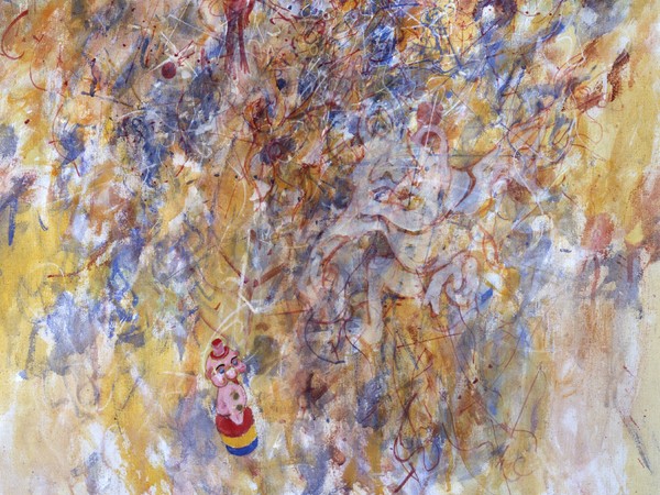 Tancredi Parmeggiani, Composizione, 1962, Olio su tela, 73.3 x 92 cm,  Fondazione Musei Civici Venezia Ca' Pesaro - Galleria Internazionale d'Arte Moderna