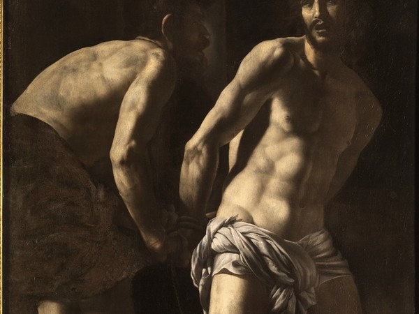 Giovanni Battista (Battistello) Caracciolo, Cristo legato alla colonna, 1625 ca., olio su tela, 183,5x130 cm. Napoli, Museo e Real Bosco di Capodimonte