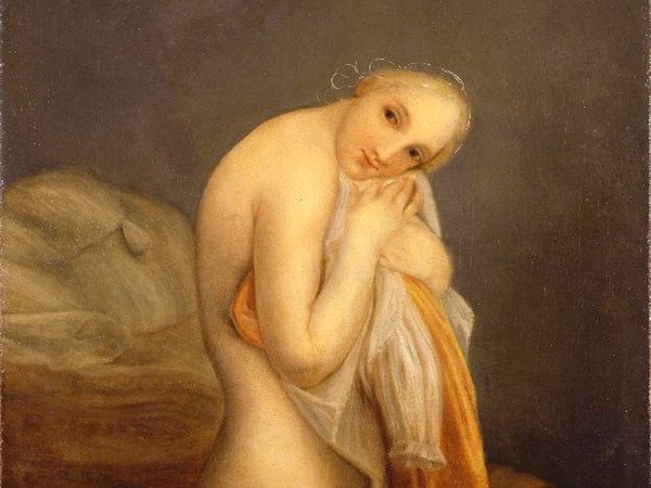 Antonio Canova, La sorpresa, 1800 ca., dipinto ad olio su tela. Venezia, Museo Correr