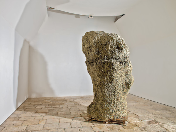 Victor Agius, 'Mother' 2004. Raw clay, 'Ggantija 2013 Project,  St James Cavalier, Valletta Malta. 1.5 x 1.4 x 3.1m
